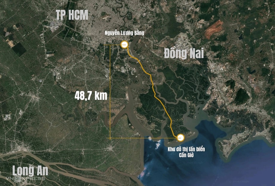 Tuyến Metro nối quận 7 với Vinhomes Cần Giờ